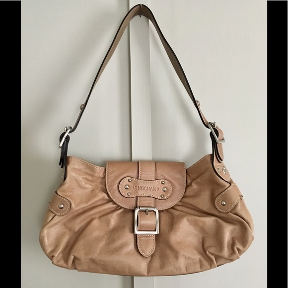 Longchamp Handbags - $120- $58 Longchamp Idole Purse Tan Camel Leather